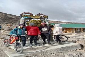 6 Days Kilimanjaro Bike trek via Marangu route|Kizza Adventures